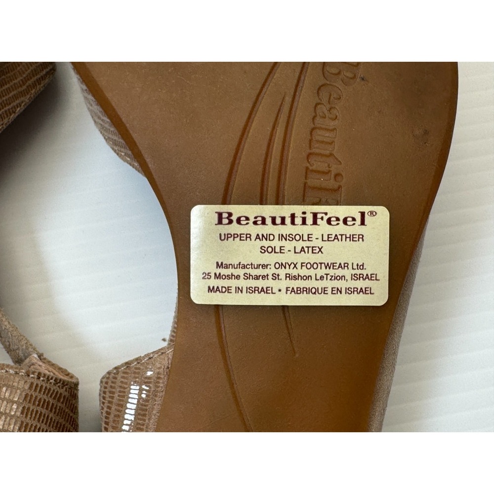 Beautifeel Stefania Slingback Sandals Women 39 US 8-8.5 Open-Toe Adjustable - Picture 12 of 14
